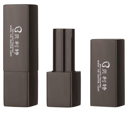 Cosmetic Empty Square Lipstick Tubes Magnet Aluminum Lipstick Tube Packaging With Magnetic